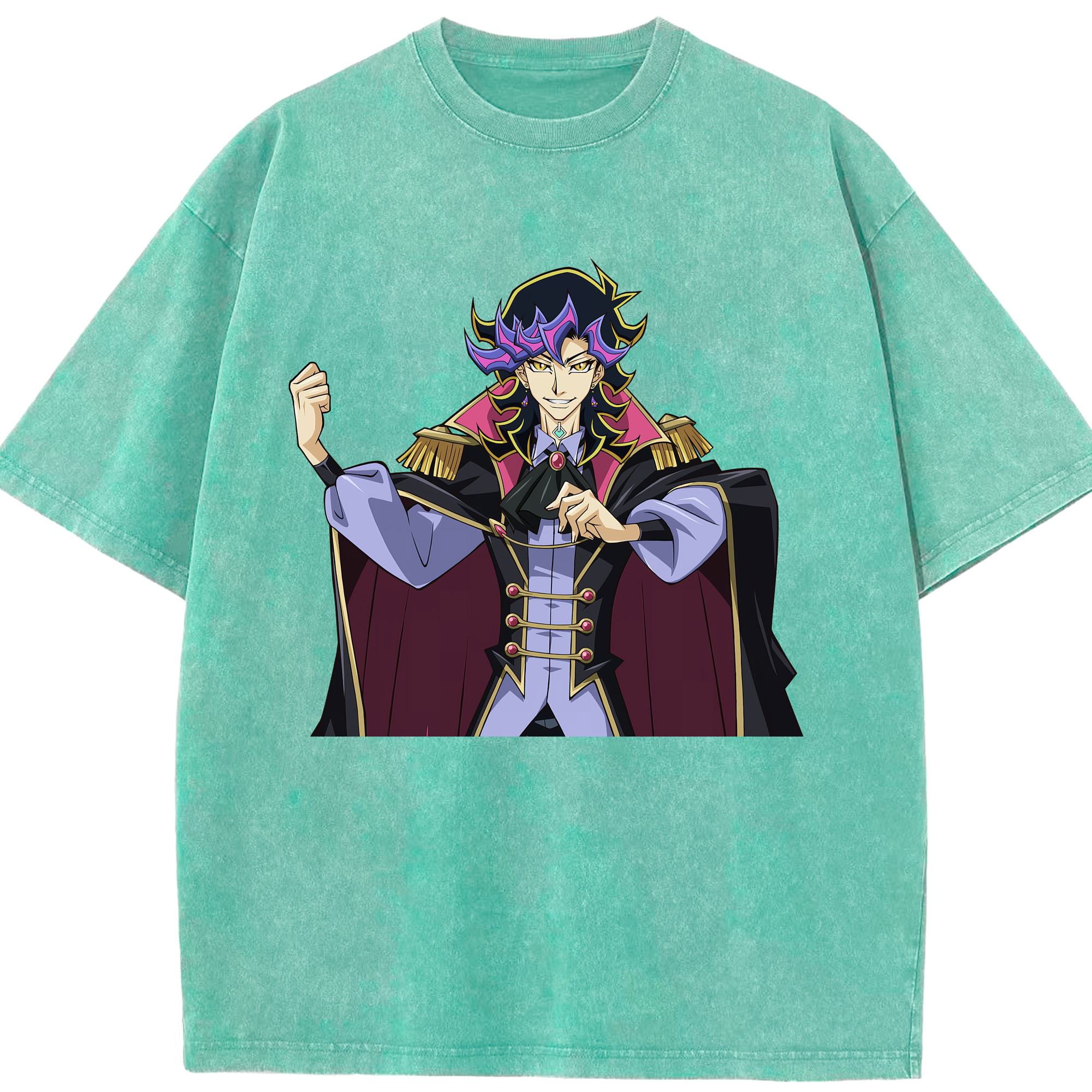 （画像用） 遊☆戯☆王 Yu-Gi-Oh! 綿100% ヴィンテージ風 半袖Tシャツ（フロントプリント）